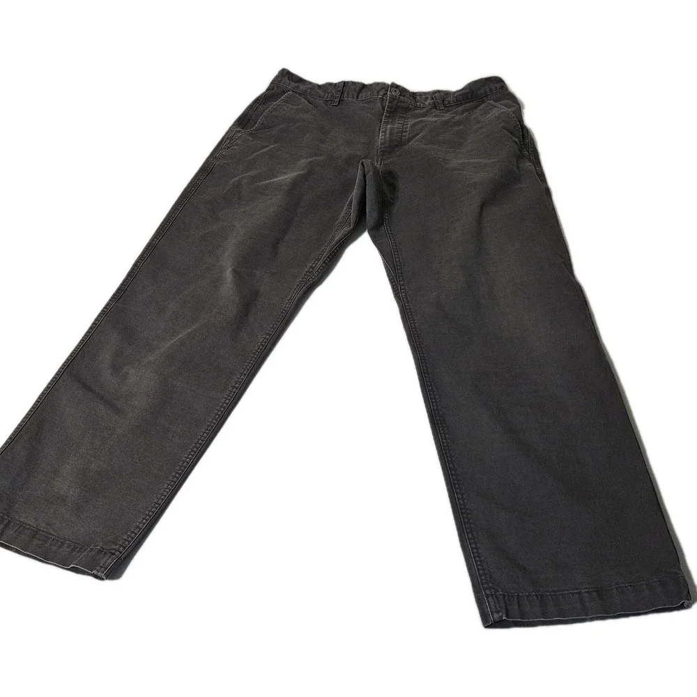 The North Face Men's 5-Pocket Pants‎ 36 Side Zip Gray Hike Fits 36X29